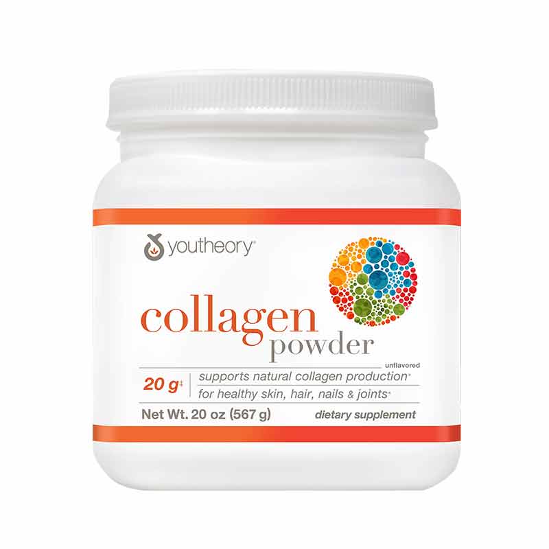 Collagen Powder Unflavored, 20 Oz, by Youtheory