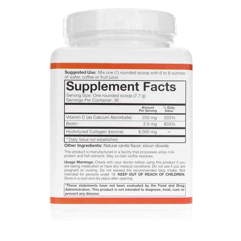 Collagen Powder Vanilla Flavor, 10 Oz, by Youtheory, image #2