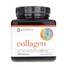 Collagen Skin Hair & Nail Formula, 120 Tablets, by Youtheory