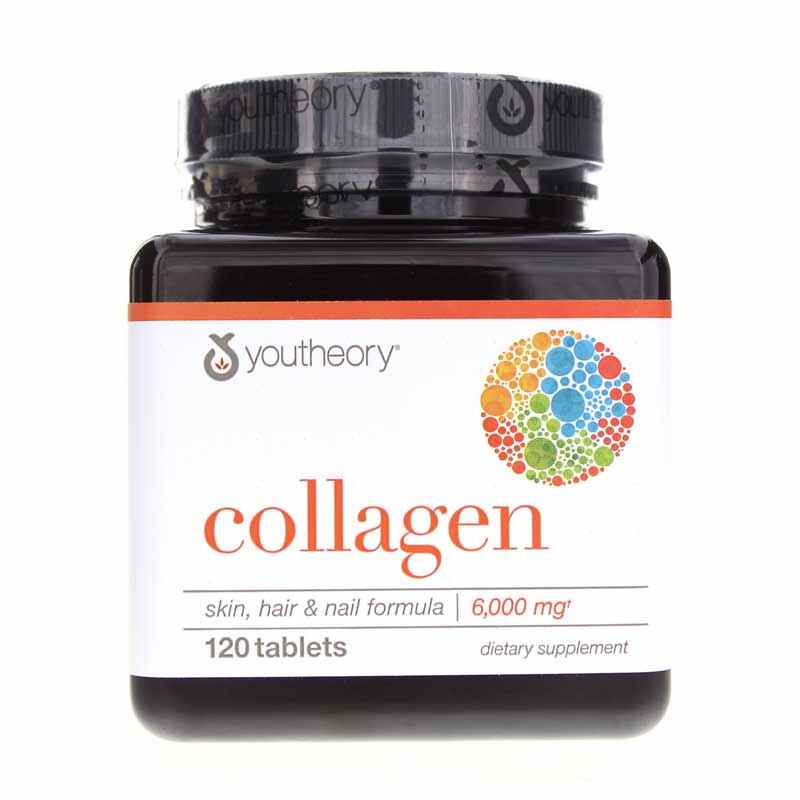 Collagen Skin Hair & Nail Formula, 120 Tablets, by Youtheory