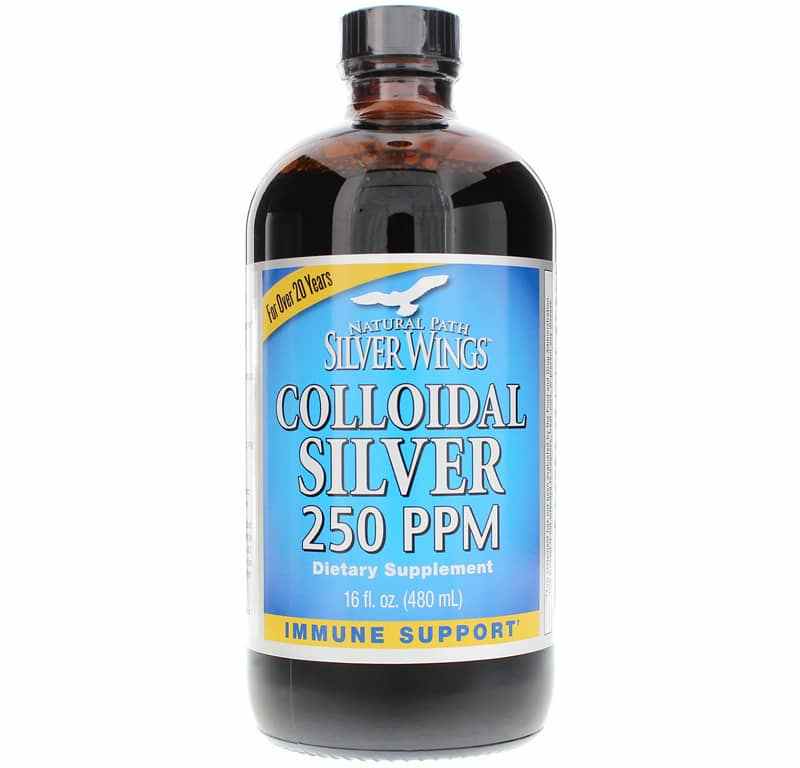 Colloidal Silver 250 PPM, 16 Oz, by Natural Path Silver Wings