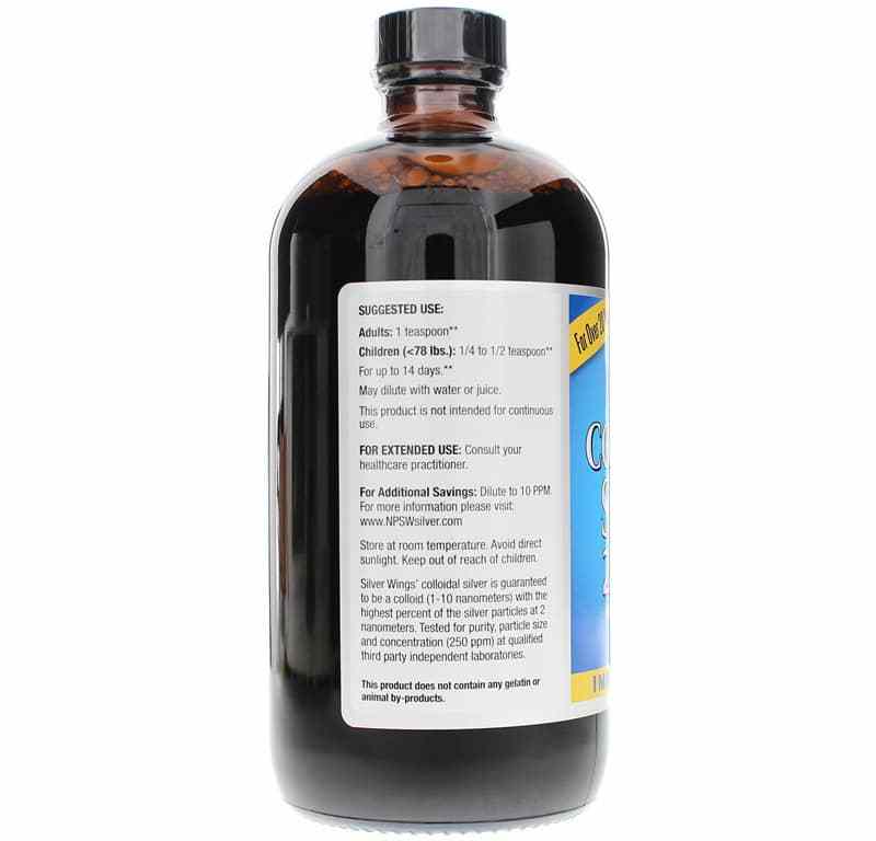 Colloidal Silver 250 PPM, 16 Oz, by Natural Path Silver Wings, image #3