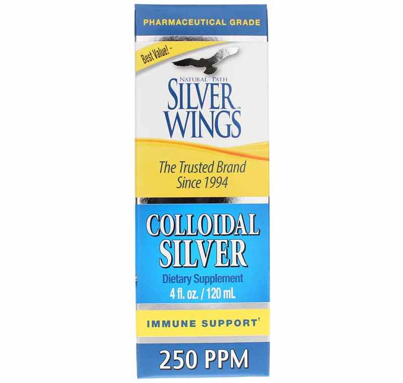 Colloidal Silver 250 PPM, 4 Oz, by Natural Path Silver Wings