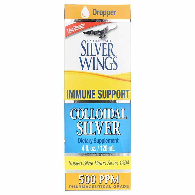 Colloidal Silver 500 PPM, 4 Oz, by Natural Path Silver Wings