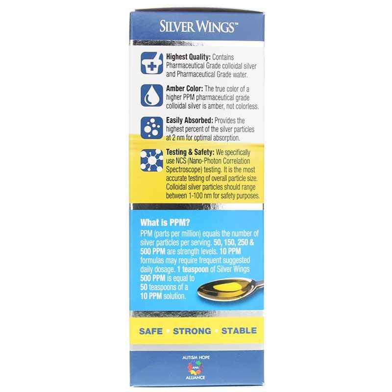 Colloidal Silver 500 PPM, 4 Oz, by Natural Path Silver Wings, image #4