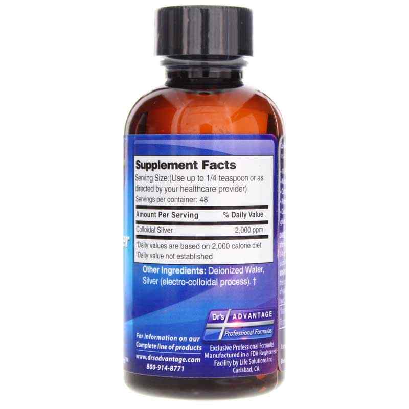 Colloidal Silver Liquid 2000 ppm, by Dr's. Advantage, image #2
