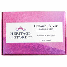 Colloidal Silver Soap Bar, by Heritage Store