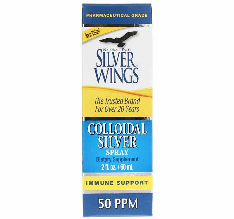Colloidal Silver Spray 50 PPM, by Natural Path Silver Wings