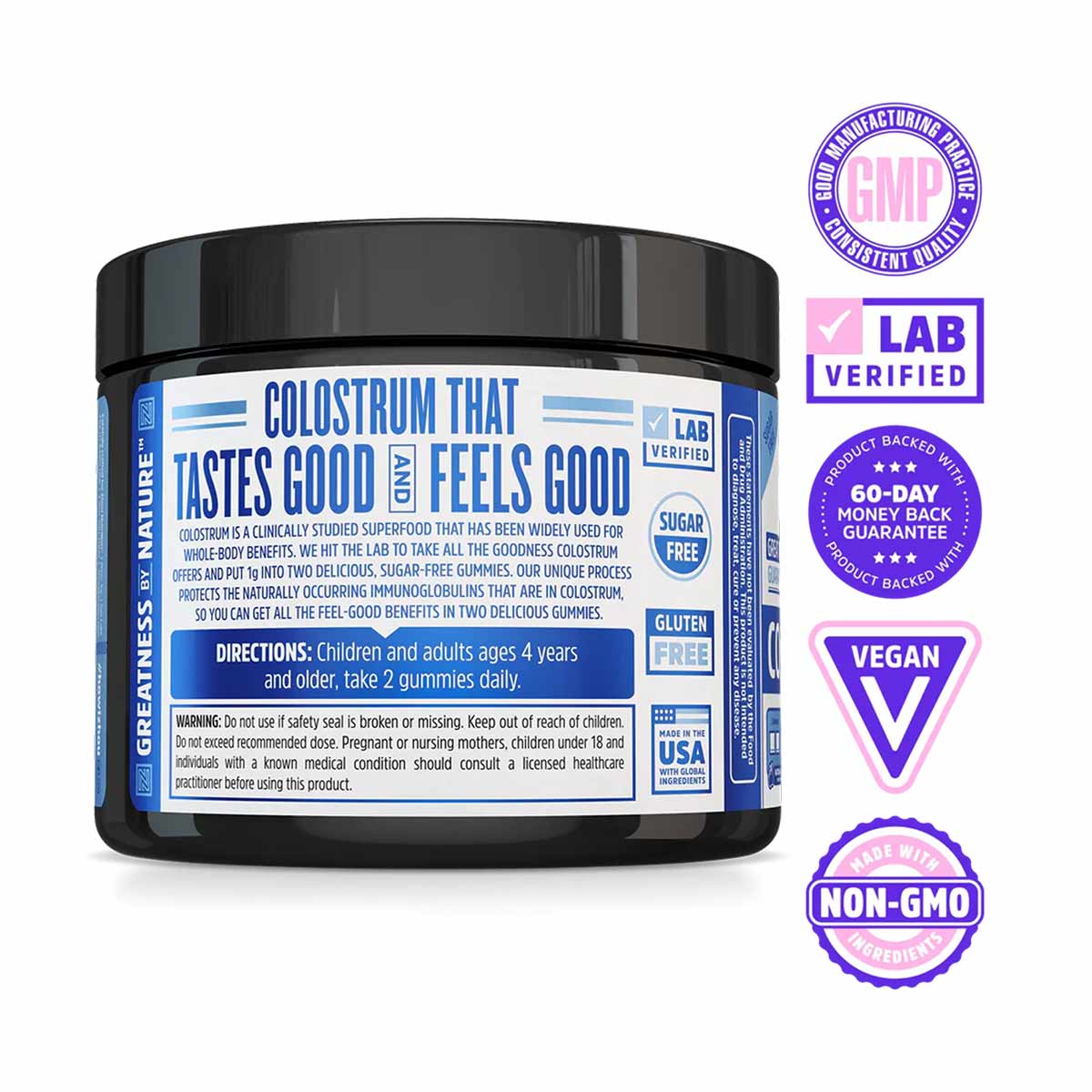 Colostrum Gummies, by Zhou Nutrition