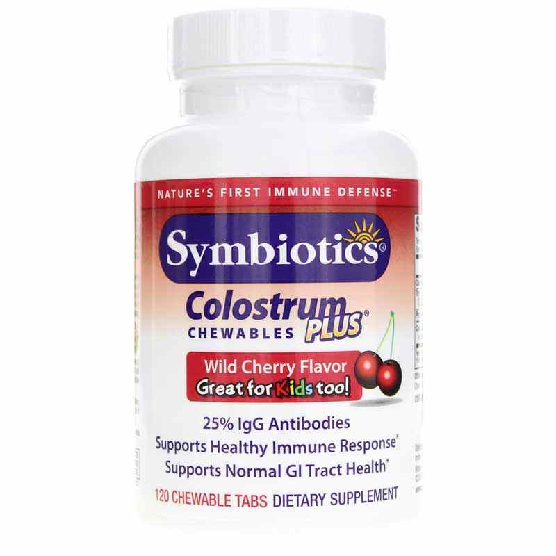 Colostrum Plus Chewables, Cherry, by Symbiotics