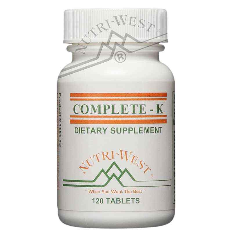 Complete-K, 120 Tablets, by Nutri-West Complete-K, 120 Tablets, by Nutri-West