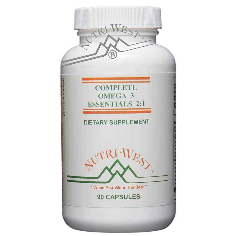 Omega Essential Complete Omega 3 Essentials 2:1, Nutri-West – Professional Supplement ...