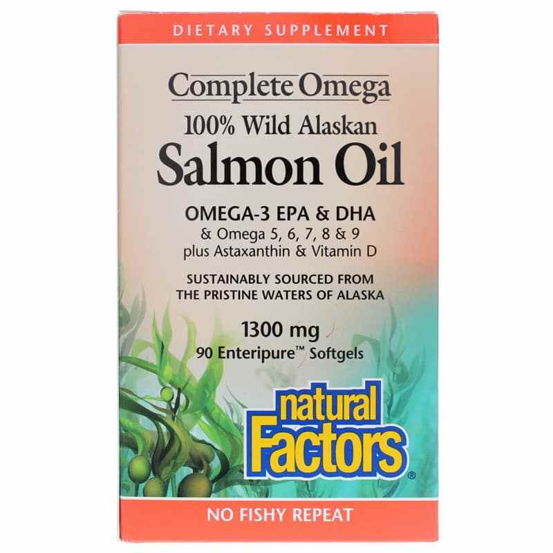 Complete Omega Wild Alaskan Salmon Oil 1300 Mg, by Natural Factors