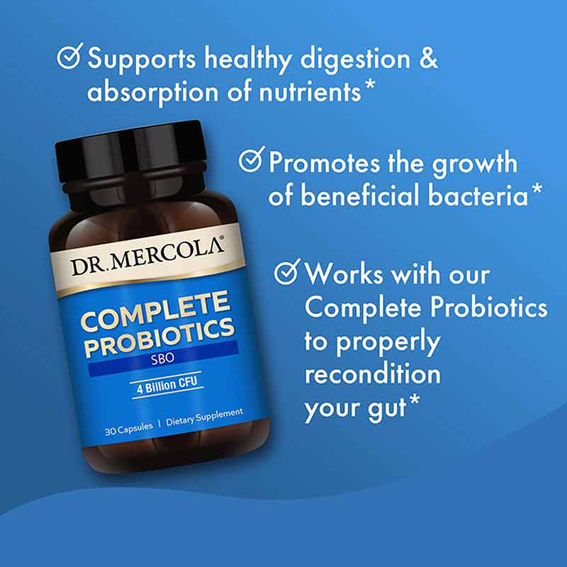 Complete Probiotics SBO 4 Billion CFU, 30 Capsules, by Dr. Mercola, image #4