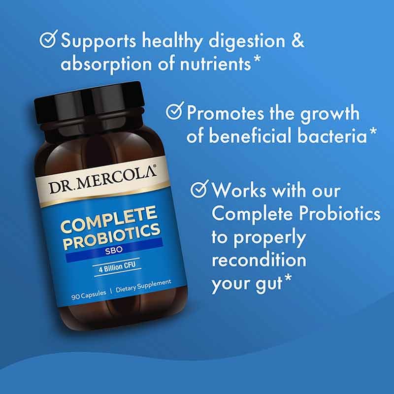Complete Probiotics SBO 4 Billion CFU, 90 Capsules, by Dr. Mercola, image #4