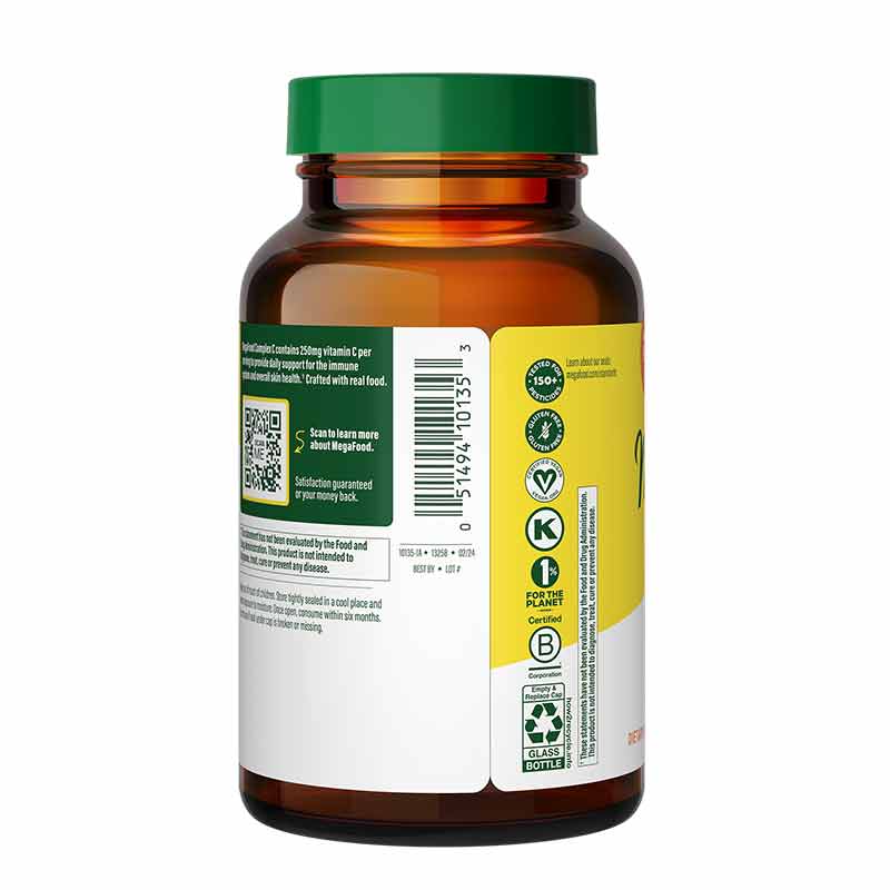 Complex C, 180 Tablets, by Megafood, image #3