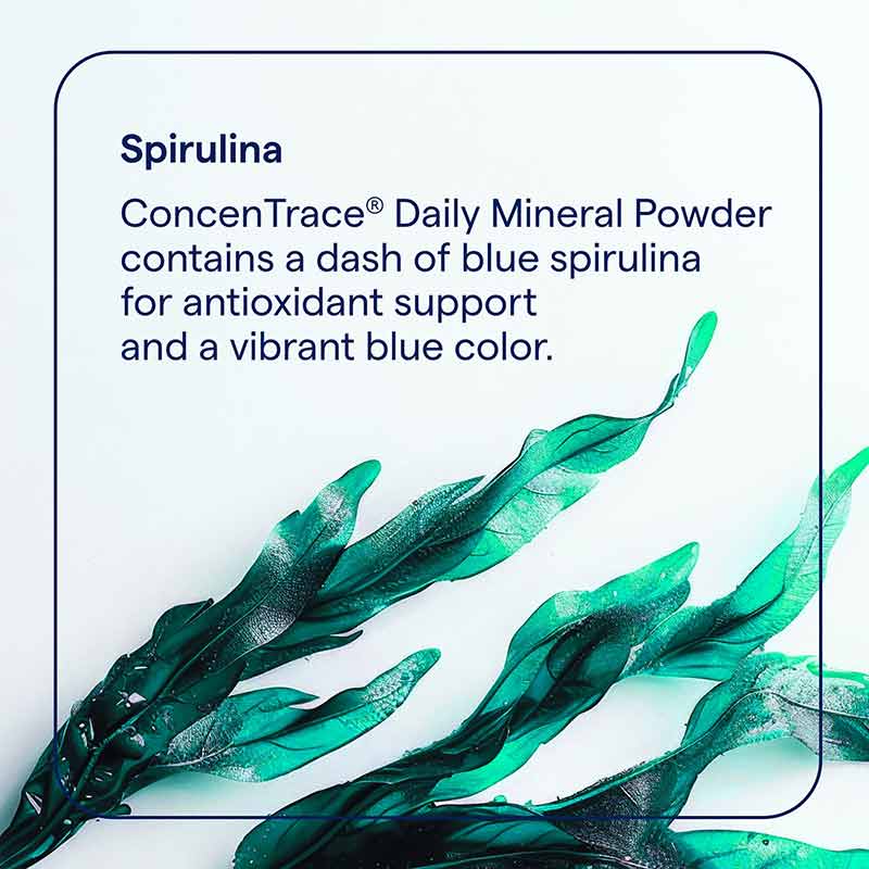 ConcenTrace Daily Mineral Powder, Blue Acai, 12 Oz, by Trace Minerals Research, image #5