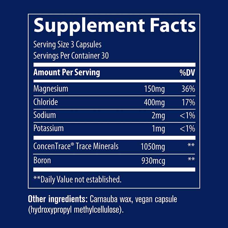 ConcenTrace Trace Mineral Capsules, 90 Capsules, by Trace Minerals Research, image #4