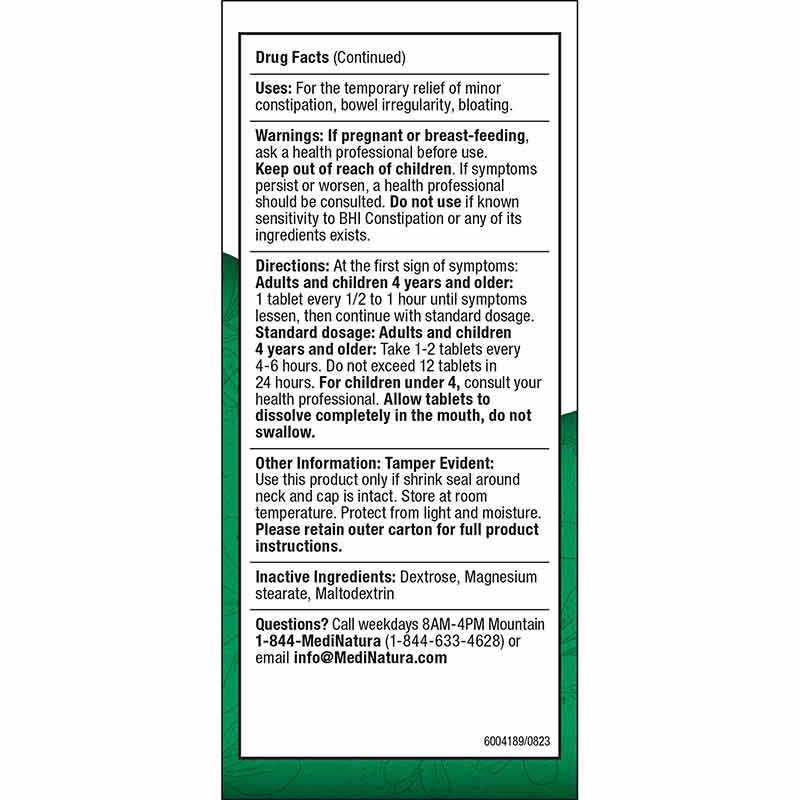 Constipation Relief Tablets, by BHI, image #4