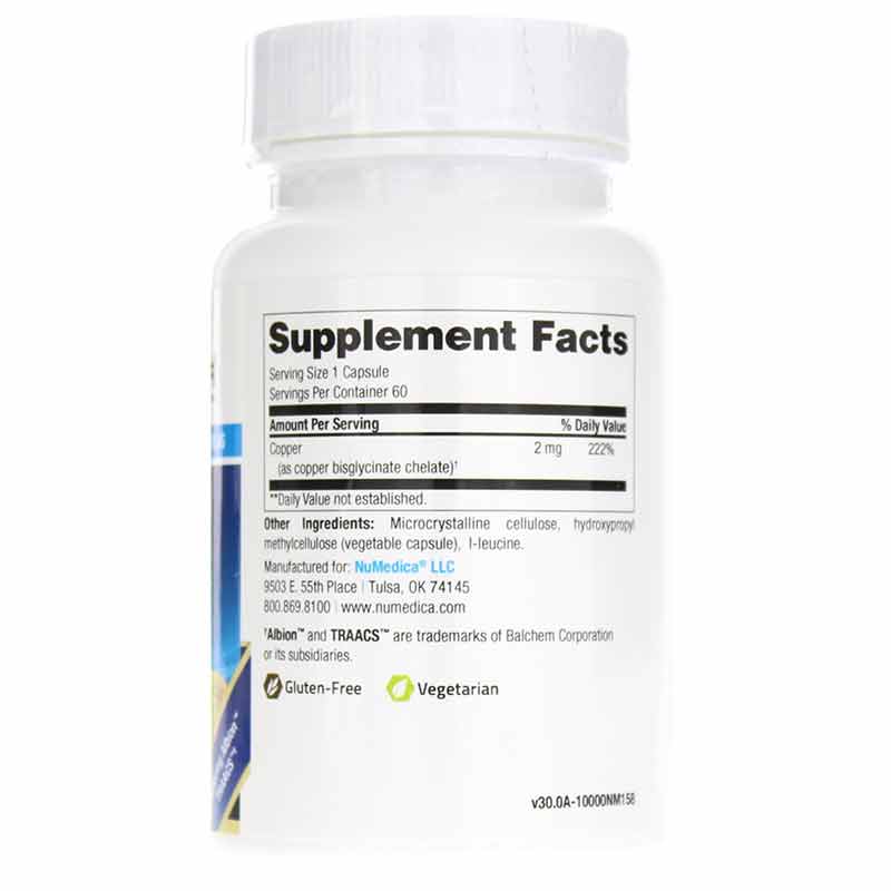 Copper 2 Mg, by NuMedica, image #2