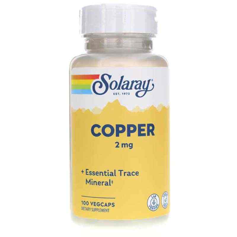 Copper 2 Mg, by Solaray