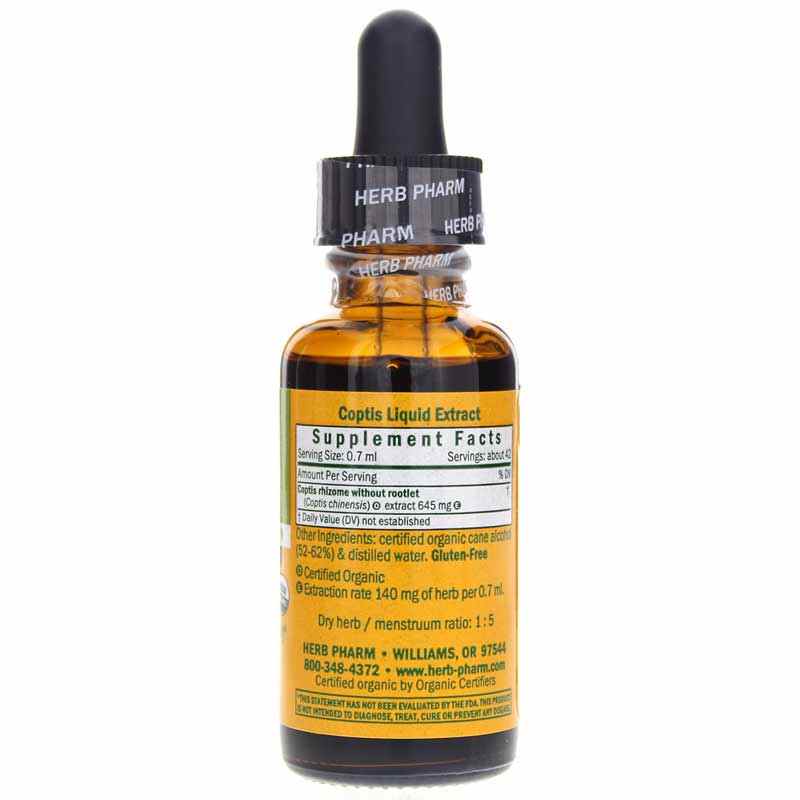 Coptis Extract, 1 Oz, by Herb Pharm, image #2