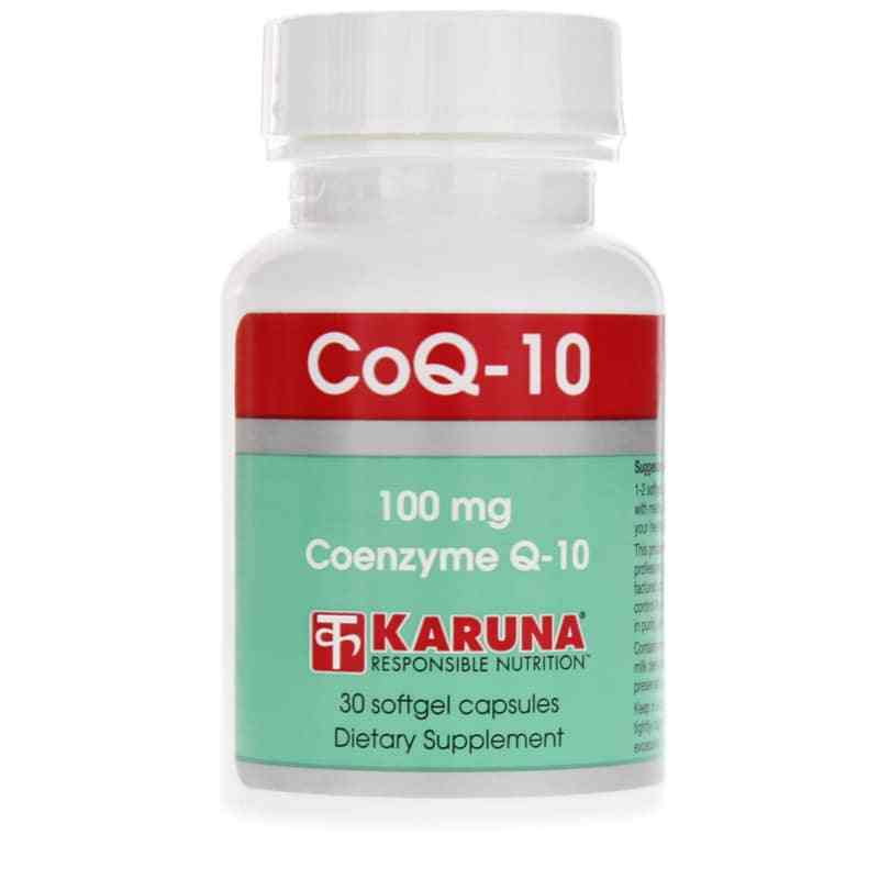 CoQ-10 100 Mg, 30 Softgels, by Karuna