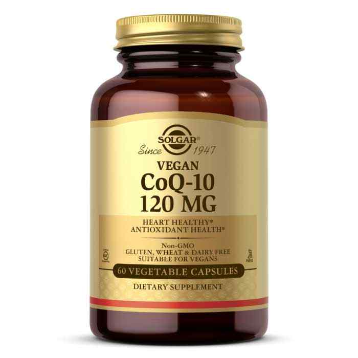 CoQ-10 120 Mg Vegan, 60 Veg Capsules, by Solgar