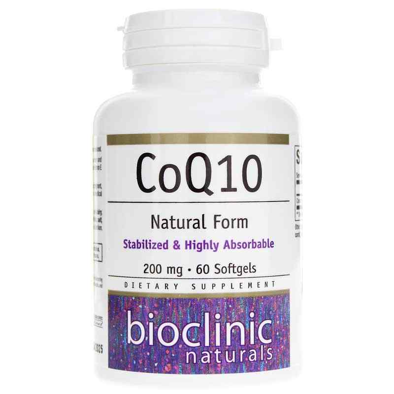 CoQ10 200 Mg, by Bioclinic Naturals
