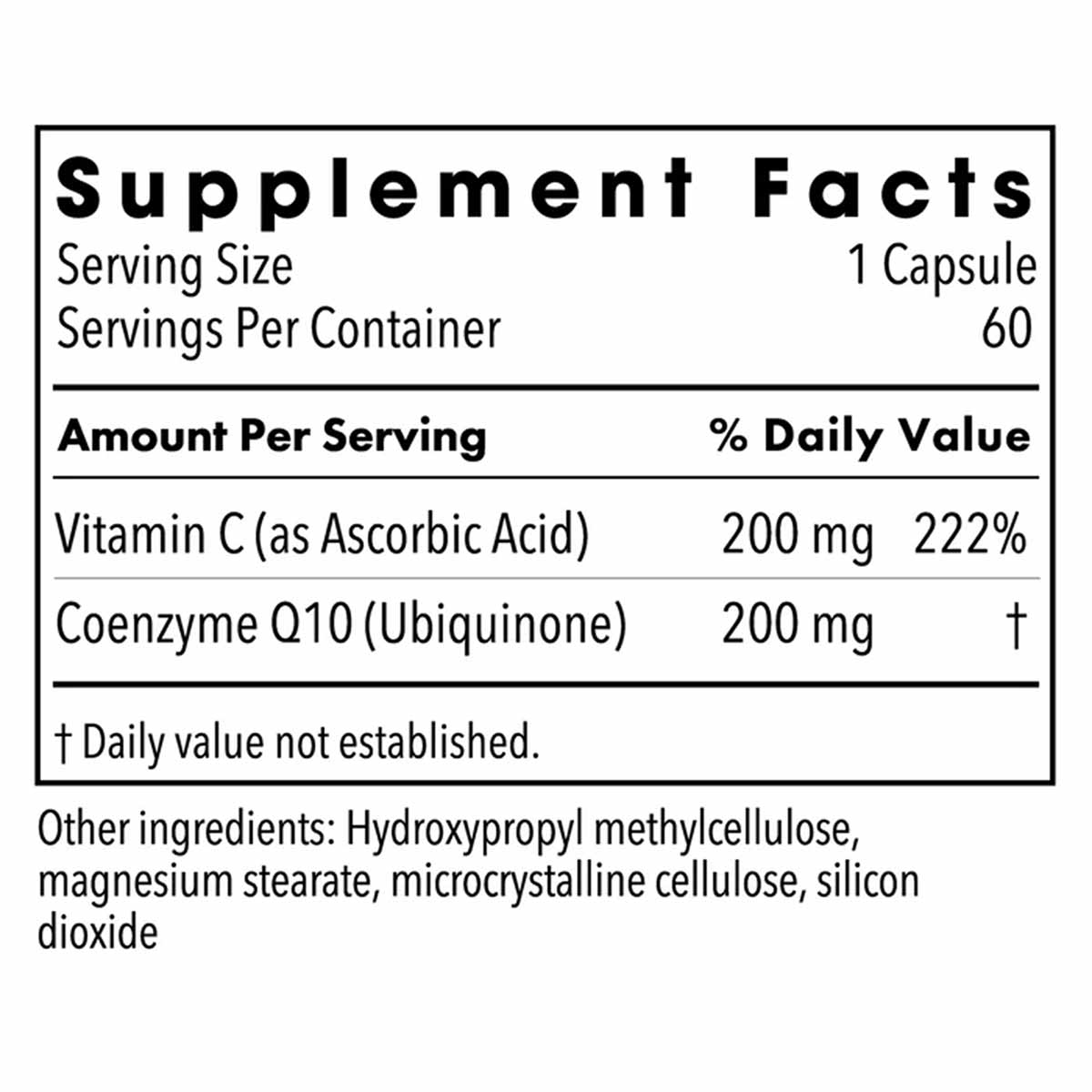 CoQ10 200 Mg, 60 Capsules, by Allergy Research Group