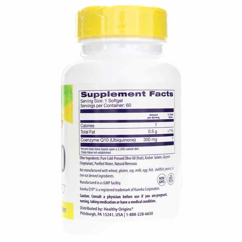CoQ10 300 Mg, 60 Softgels, by Healthy Origins, image #2