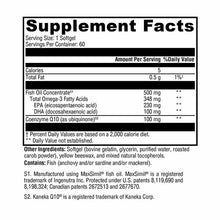 CoQmax Omega 100 Mg, by Xymogen, image #2
