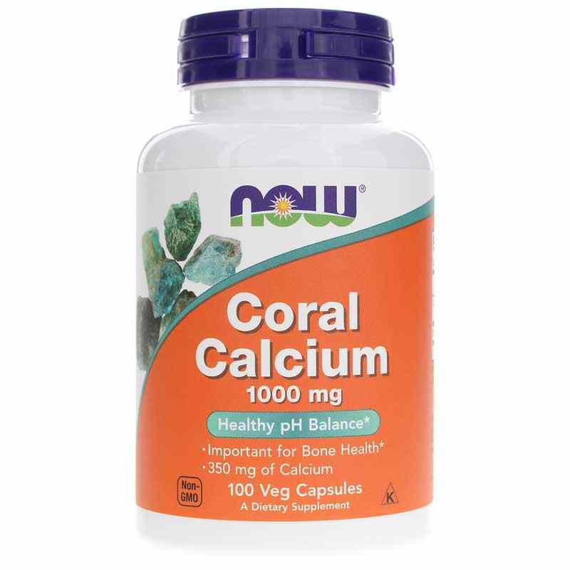 Coral Calcium 1000 Mg, 100 Veg Capsules, by NOW Foods