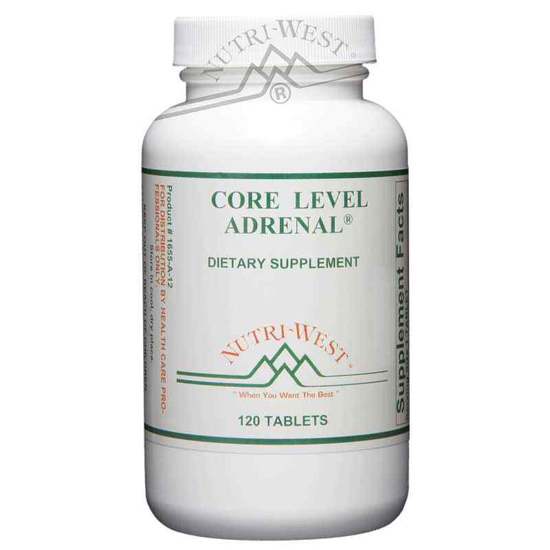 Core Level Adrenal, 120 Tablets, by Nutri-West