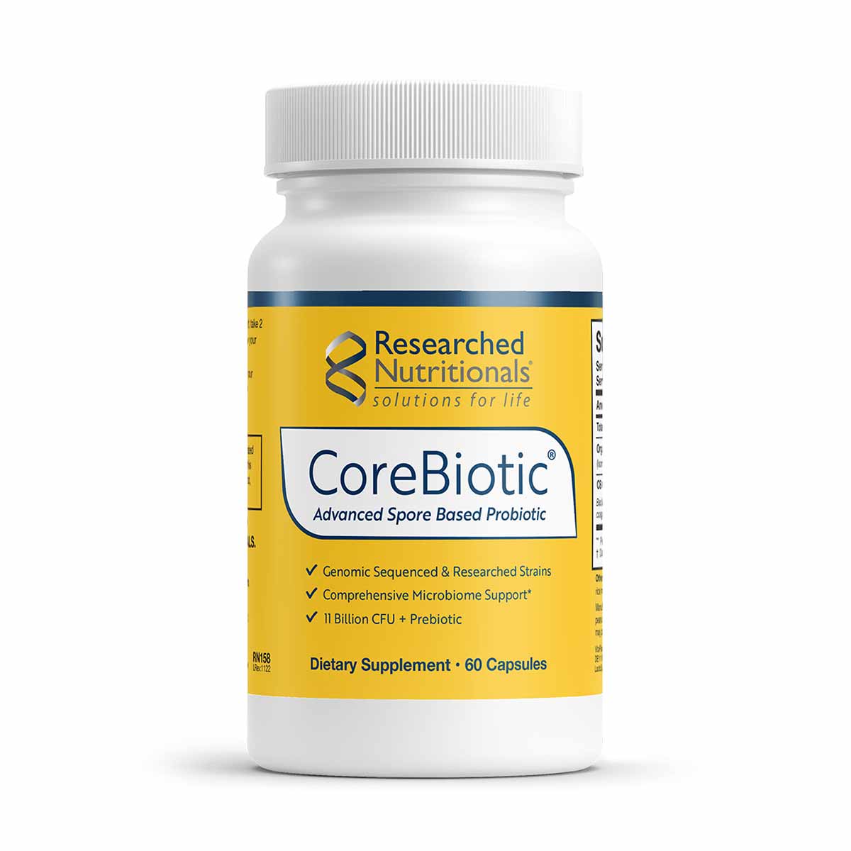 CoreBiotic Spore Based Probiotic, 60 Veg Capsules, by Researched Nutritionals