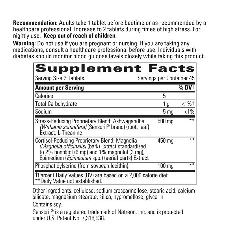 Cortisol Manager, 90 Tablets, by Integrative Therapeutics, image #4