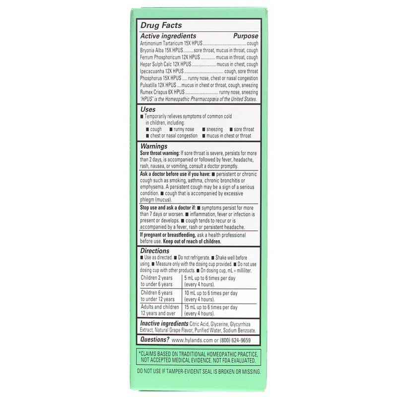 Cough &  Mucus Daytime for Kids, by Hylands, image #3