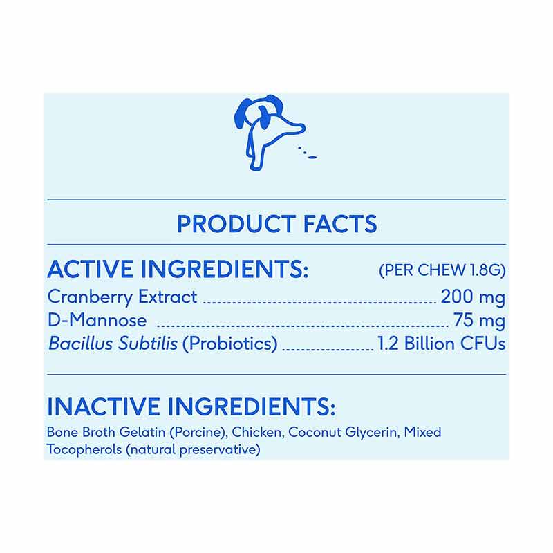 Cranberry Bladder Chews, Kidney & Urinary Supplement For Dog, 60 Chews, by Native Pet, image #7