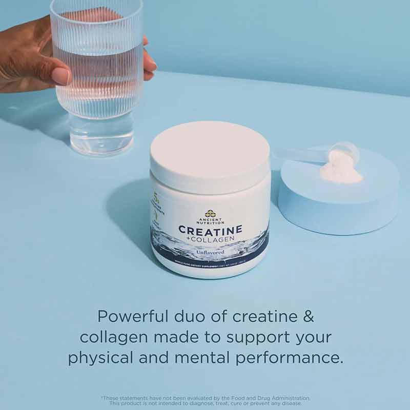 Creatine + Collagen, Unflavored, by Ancient Nutrition, image #5