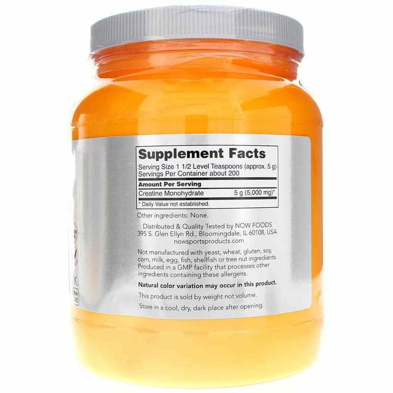 Creatine Monohydrate Pure Powder, by NOW Foods, image #2