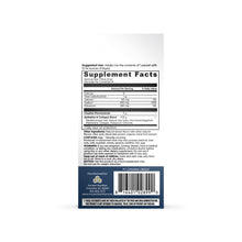 Back label of stick pack supplement showing supplement facts, ingredients, usage instructions, and barcode.