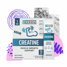 Creatine Stick Packs, by Zhou Nutrition