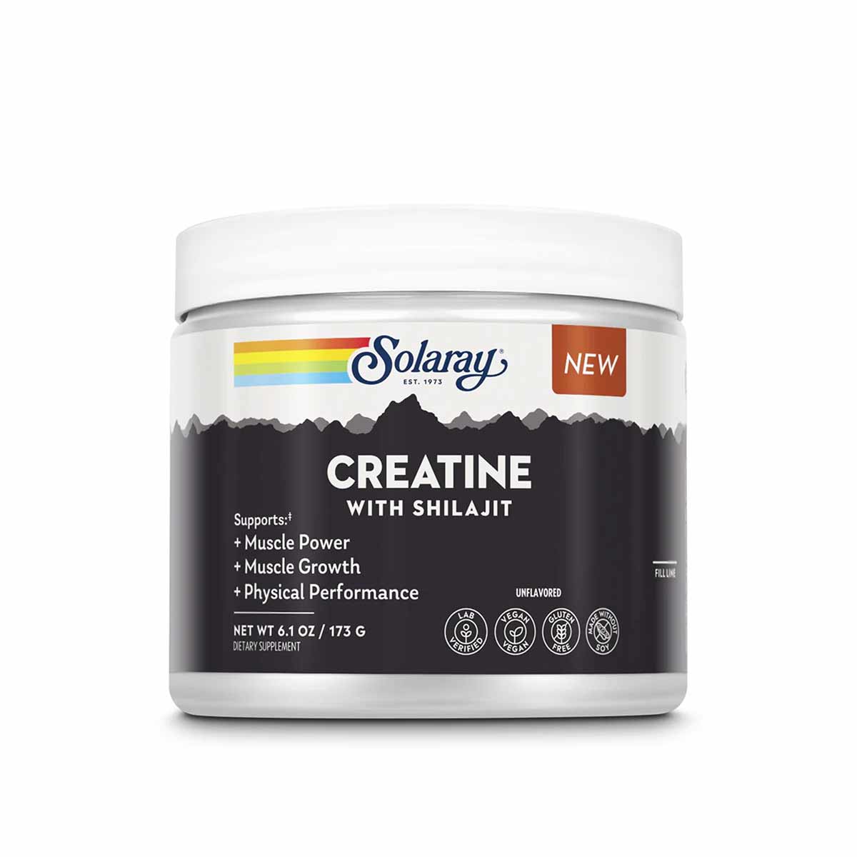 Creatine With Shilajit, by Solaray