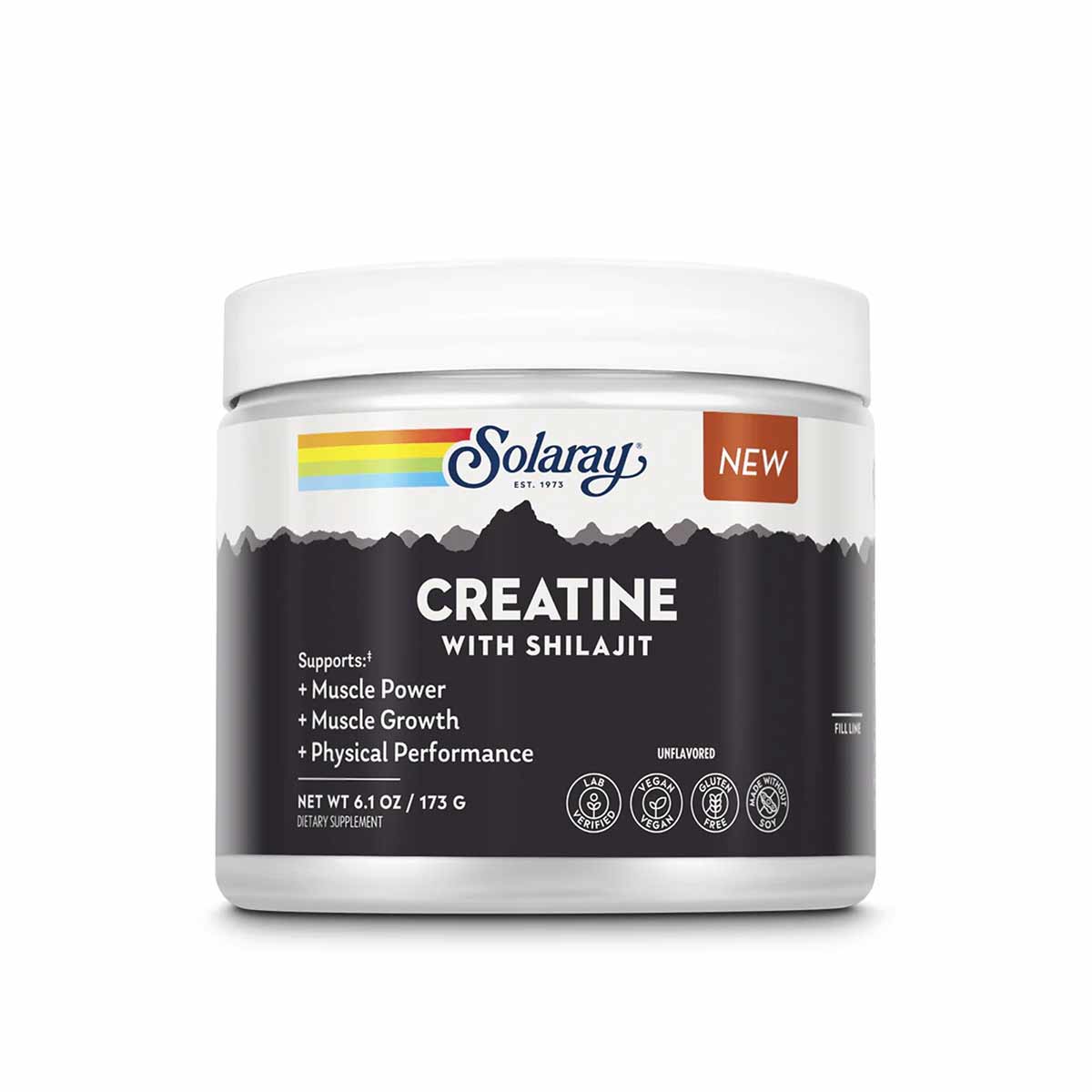 Creatine With Shilajit, by Solaray