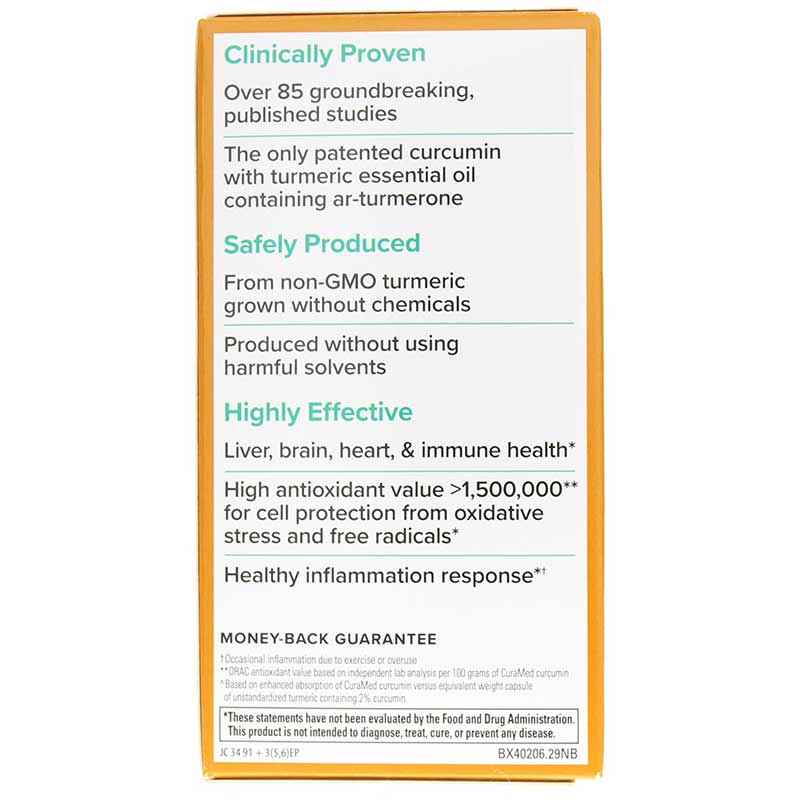 CuraMed 375 Mg, 60 Softgels, by Terry Naturally, image #3