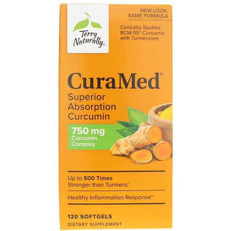 CuraMed 750 Mg, 120 Softgels, by Terry Naturally