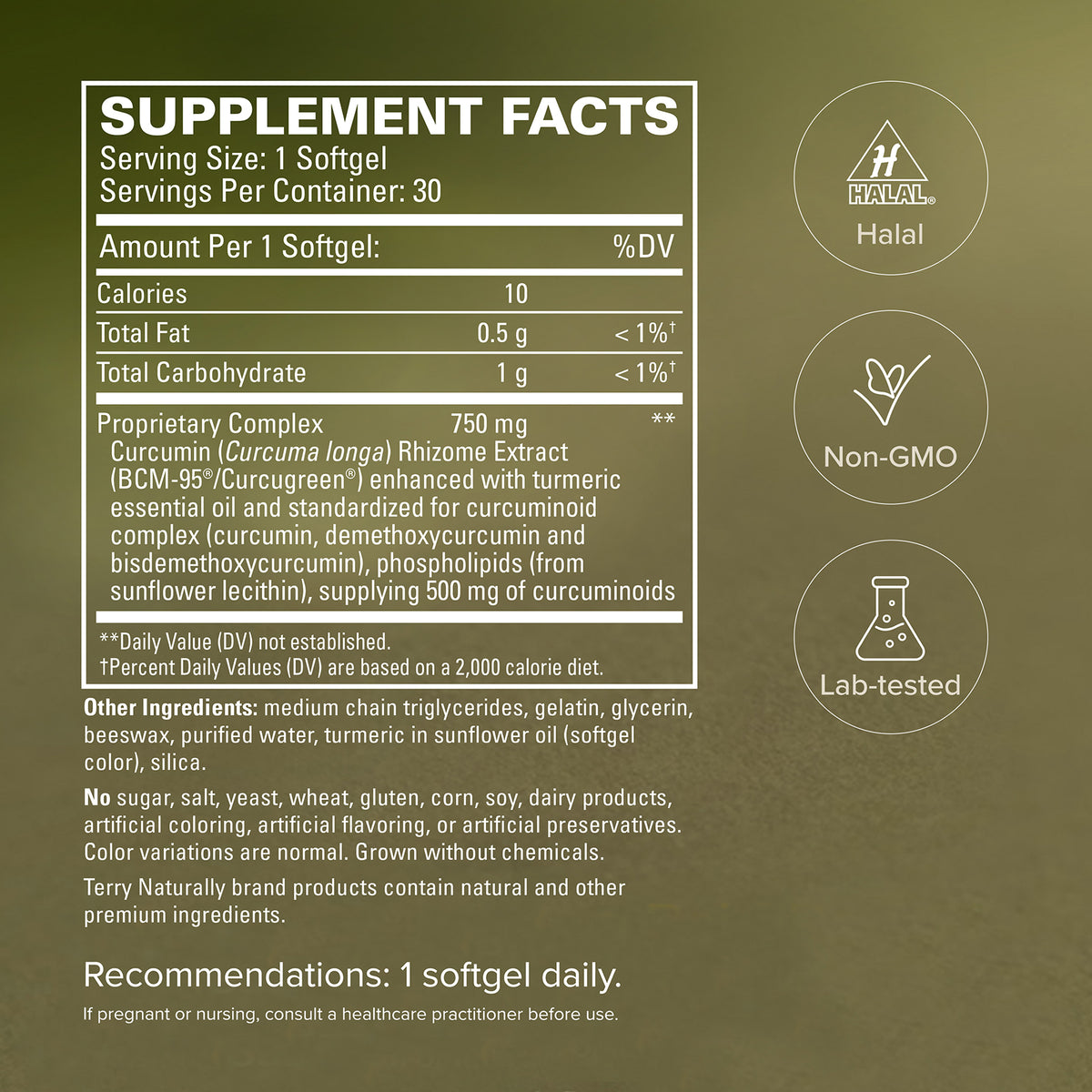 CuraMed 750 Mg, by Terry Naturally