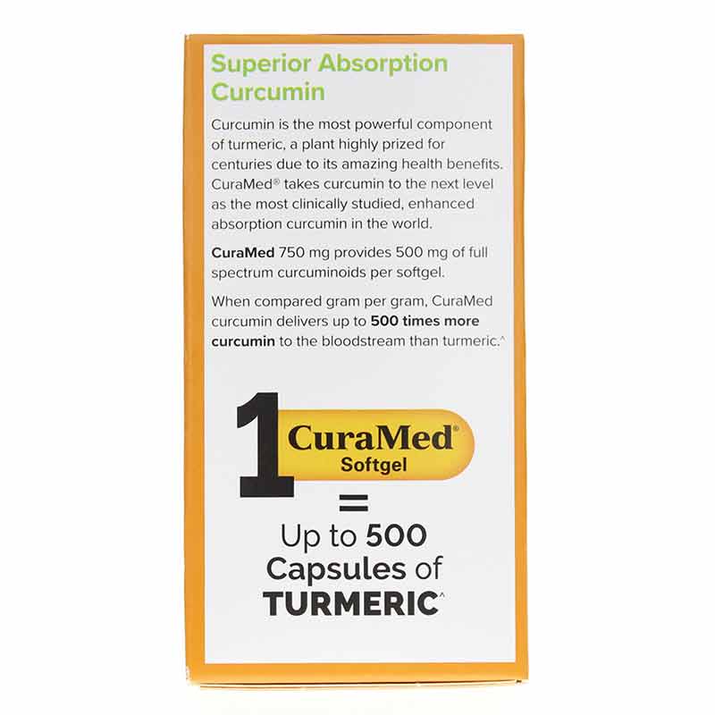 CuraMed 750 Mg, 30 Softgels, by Terry Naturally, image #4