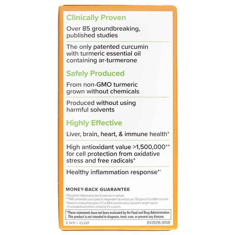 CuraMed 750 Mg, 60 Softgels, by Terry Naturally, image #3