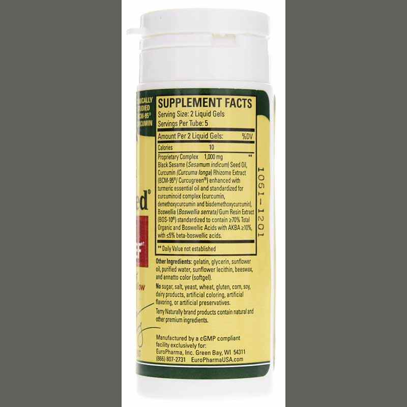 CuraMed Acute Pain Relief, 10 Liquid Softgels, by Terry Naturally, image #2